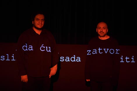 Teatar &TD, Zagreb: Kompozicija za pisanje za kompoziciju: Konačno mrtav!, autori Miodrag Gladović, Boris Popović