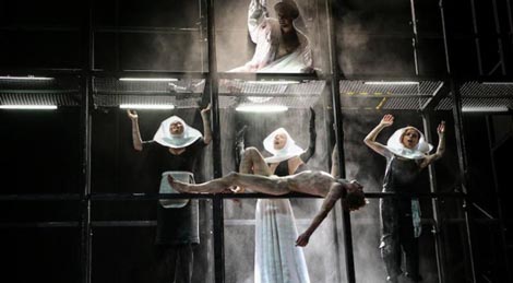 Hrvatsko narodno kazalište u Zagrebu, Mittelfest, Teatro Nuovo Giovanni da Udine (Italija), Pandur.Theaters (Slovenija): Michelangelo (prema motivima drame Miroslava Krleže Michelangelo Buonarotti), red. Tomaž Pandur
