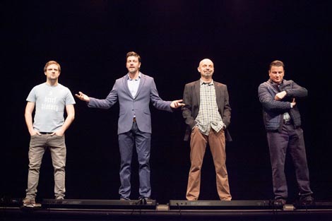 Umjetnička organizacija Teatroman, Satiričko kazalište Kerempuh, Zagreb: Muškarci.hr, red. Mario Kovač