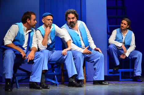 Zagrebačko gradsko kazališe Komedija: Ivo Tijardović, Spli ski akvarel, dir. Krešimir Batinić, red. Richard Simonelli