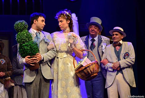 Zagrebačko gradsko kazalište Komedija: Eugène Labiche, Talijanski slamnati šešir, red. Georgij Paro